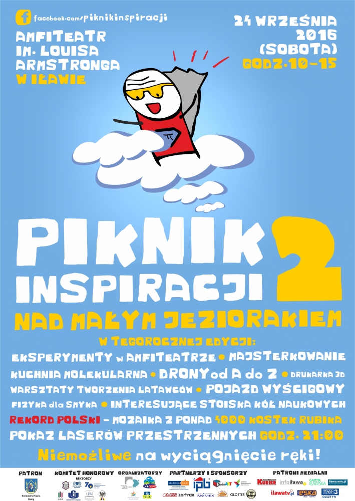 Plakat pikniku w&nbsp;Iławie